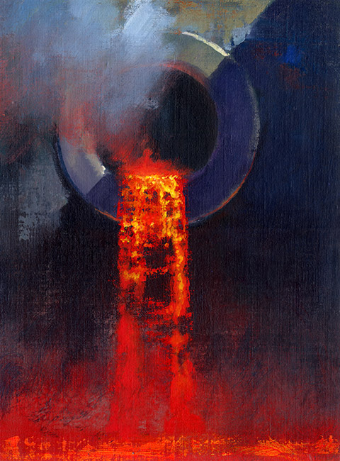'Conduit' by the artist John Harris, from 'The Rite of the Hidden Sun'.